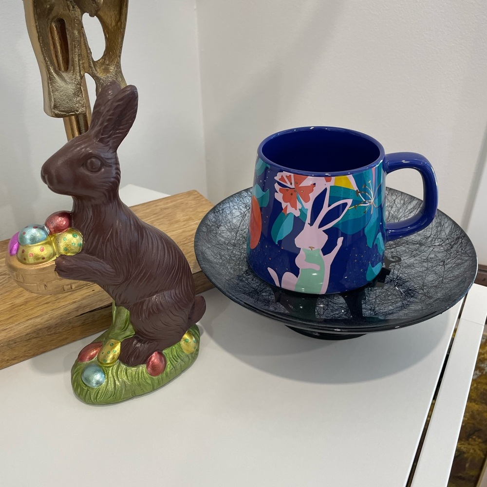 STARBUCKS Spring 2021 Easter Bunny Ceramic Mug 14 oz ~ BNWT
